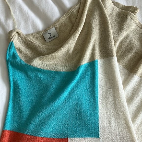 Geometric Colorblock Maxi Dress - Picture 4 of 4